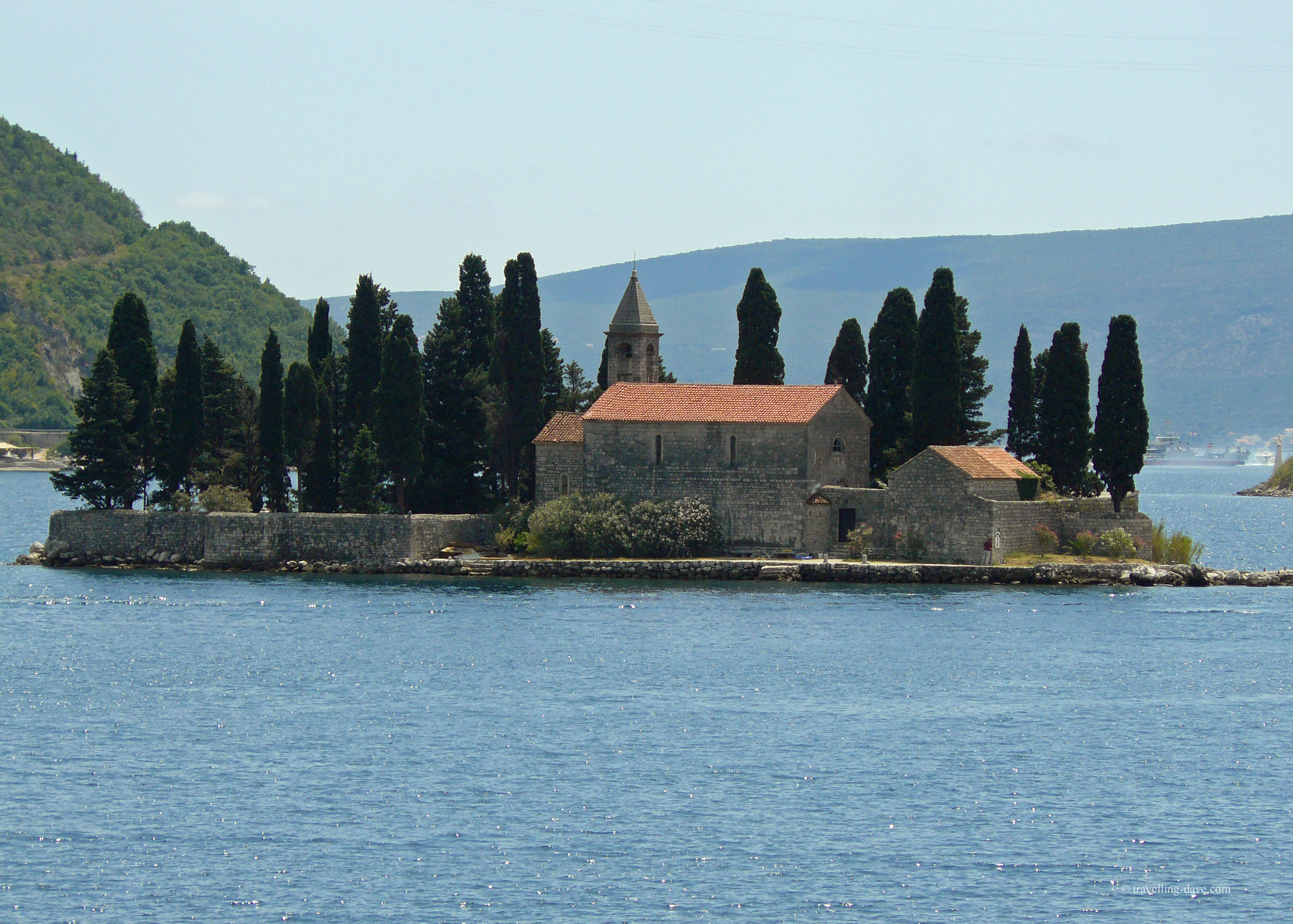 View of St.George Island in Montenegro