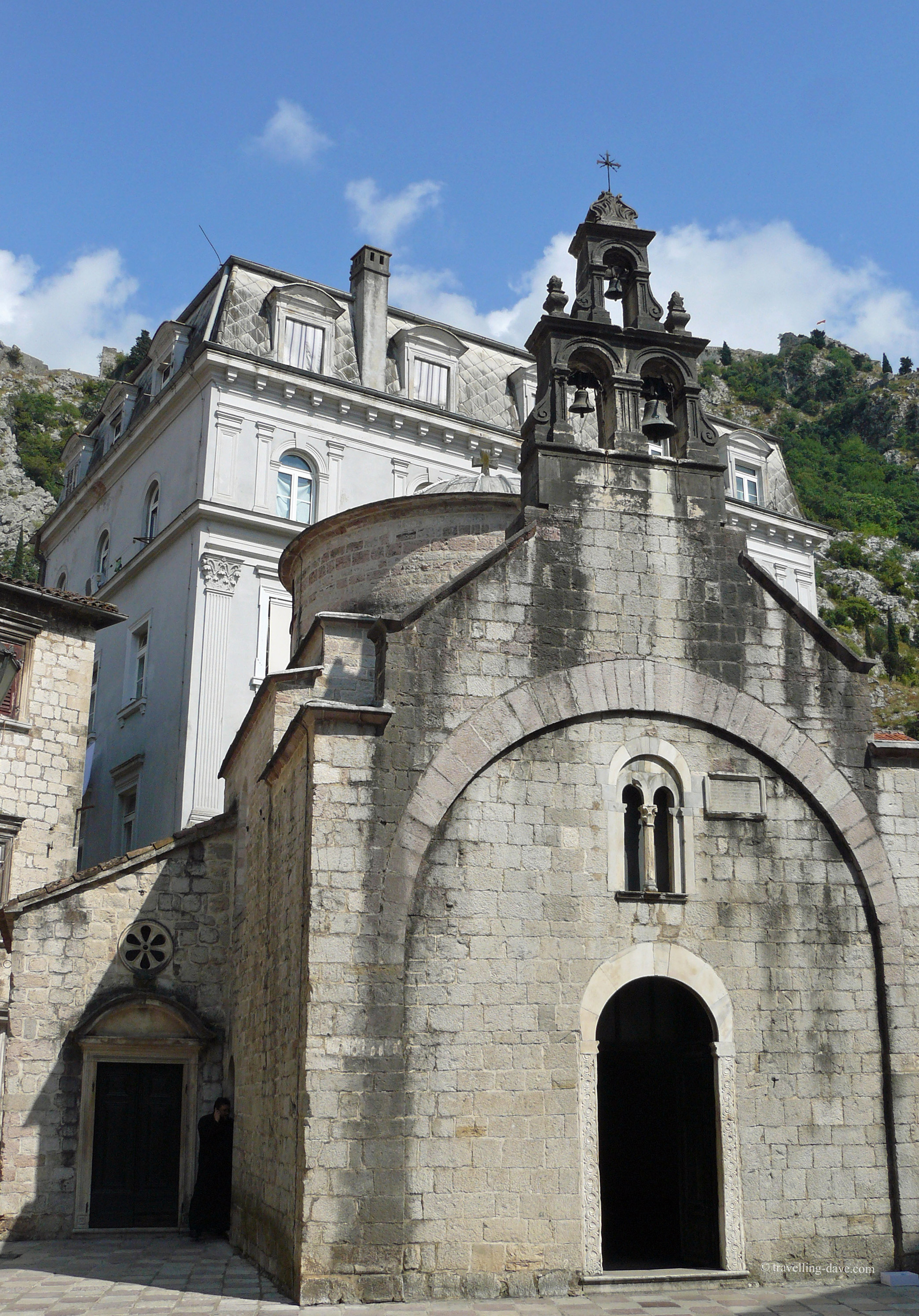 View of Kotor's St.Luke's church