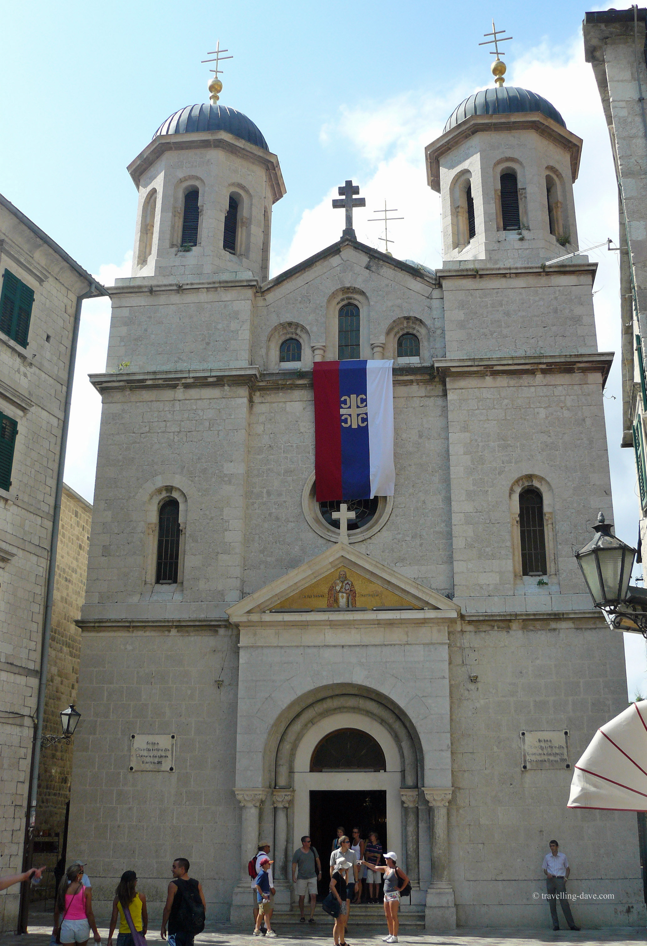 View of Kotor's St.Nicholas church
