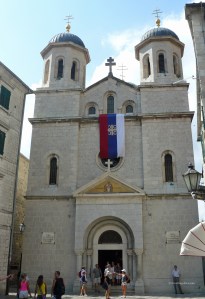 View of Kotor's St.Nicholas church