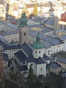 View of Salzburg St.Peter's Abbey