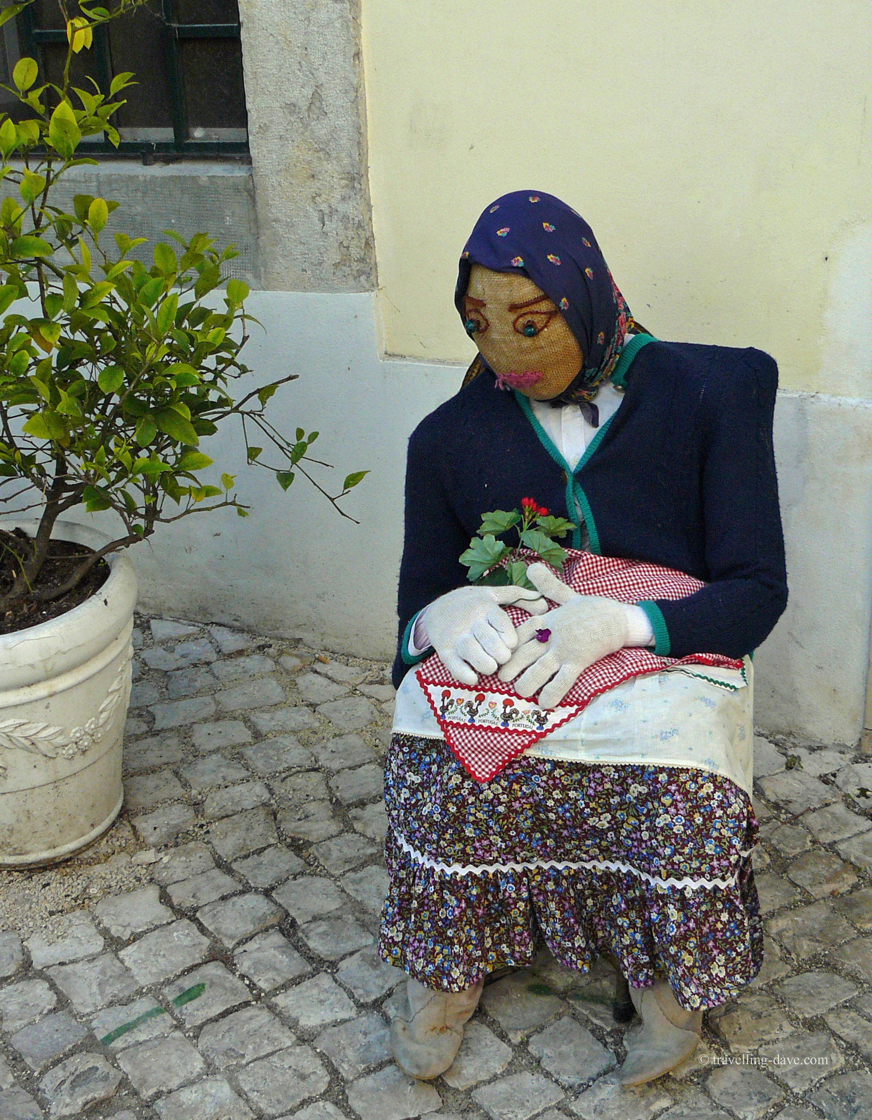 One of the famous stuffed dolls of Sintra