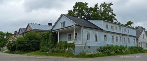 View of some of Suomenlinna old houses