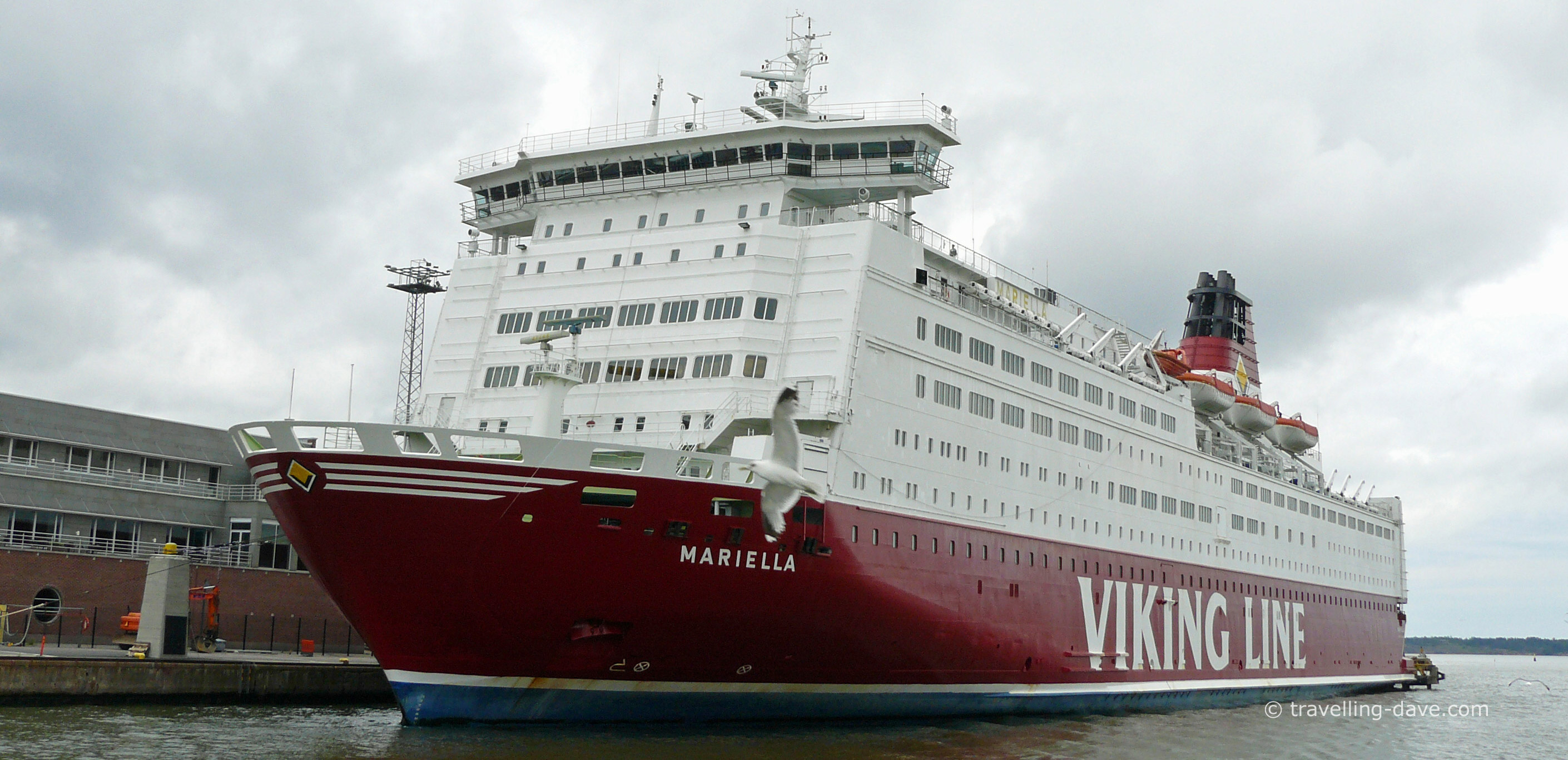 View of one of Viking Line ships