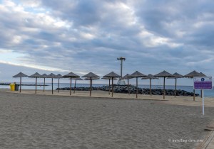 Beach umbrellas in Tenerife