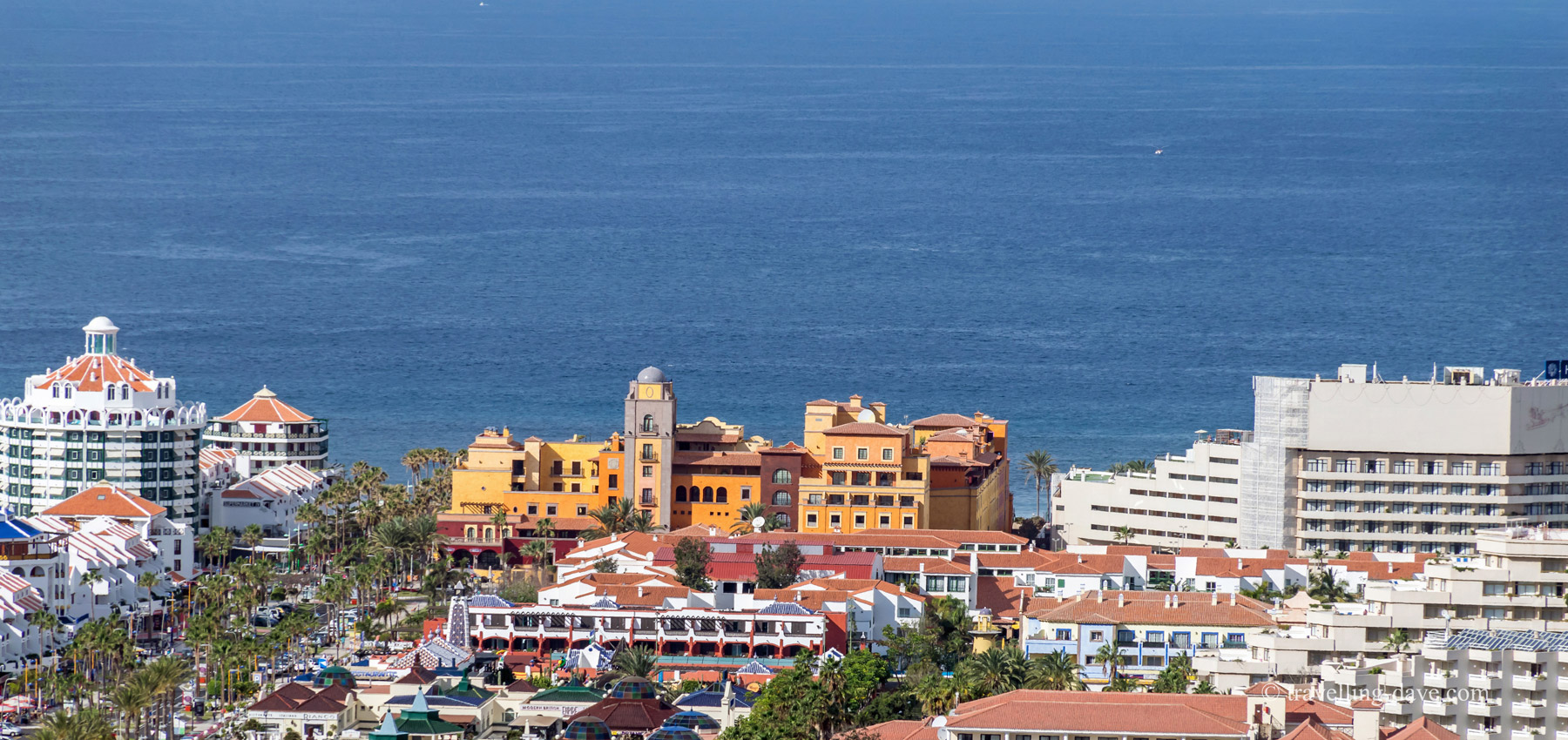 Hotels and apartment blocks in Tenerife