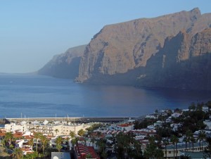 View of Los Gigantes in Tenerife