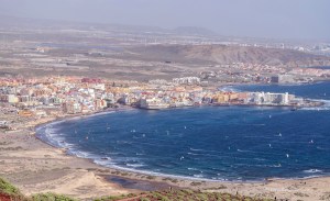 View of the village of El Medano