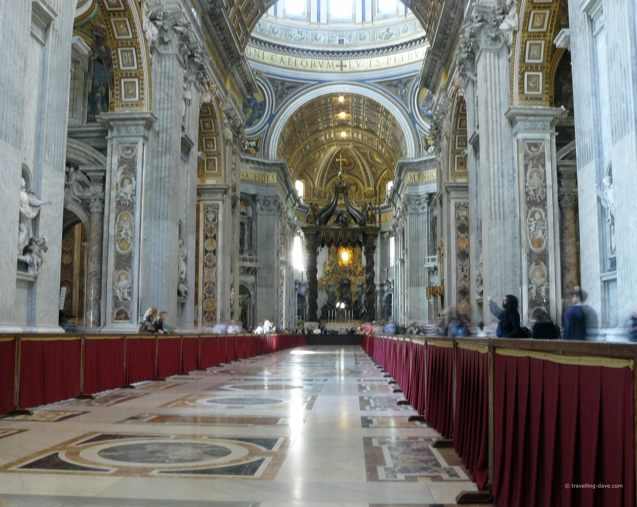 View from inside St.Peter's Basilica