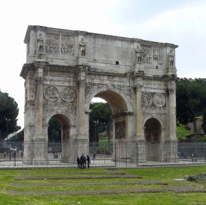 View of the Constantine Arch