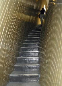 The narrow staircase inside the dome of St.Peter's Basilica