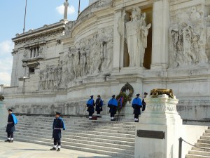 Guards at the Tomb of the Unknown Soldier in Rome