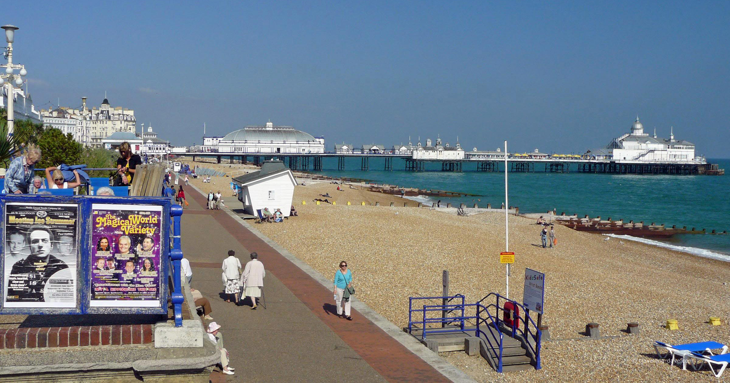 The promenade in Eastbourne