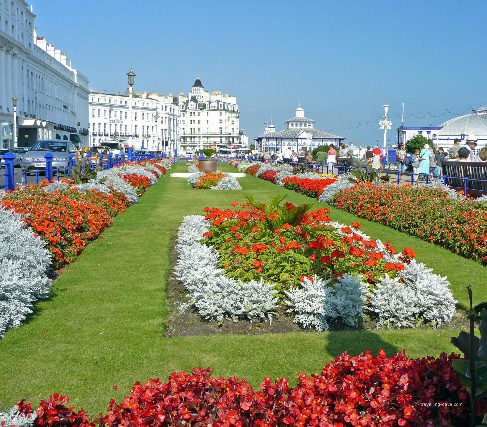 View of Eastbourne Carpet Gardens