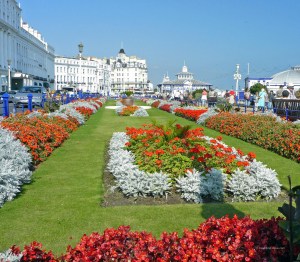 View of Eastbourne Carpet Gardens