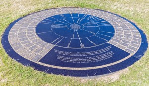 View of Beachy Head Compass Rose