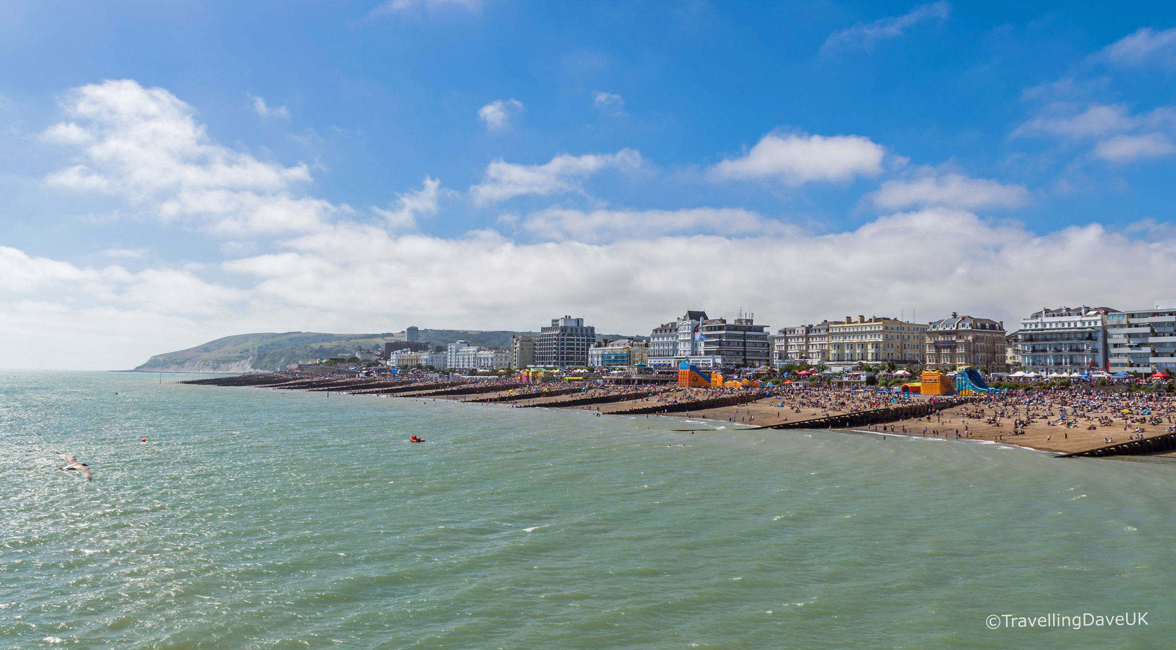Panoramic view from Eastbourne Pier