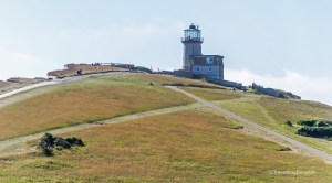 View of the Belle Tout Lighthouse near Eastbourne