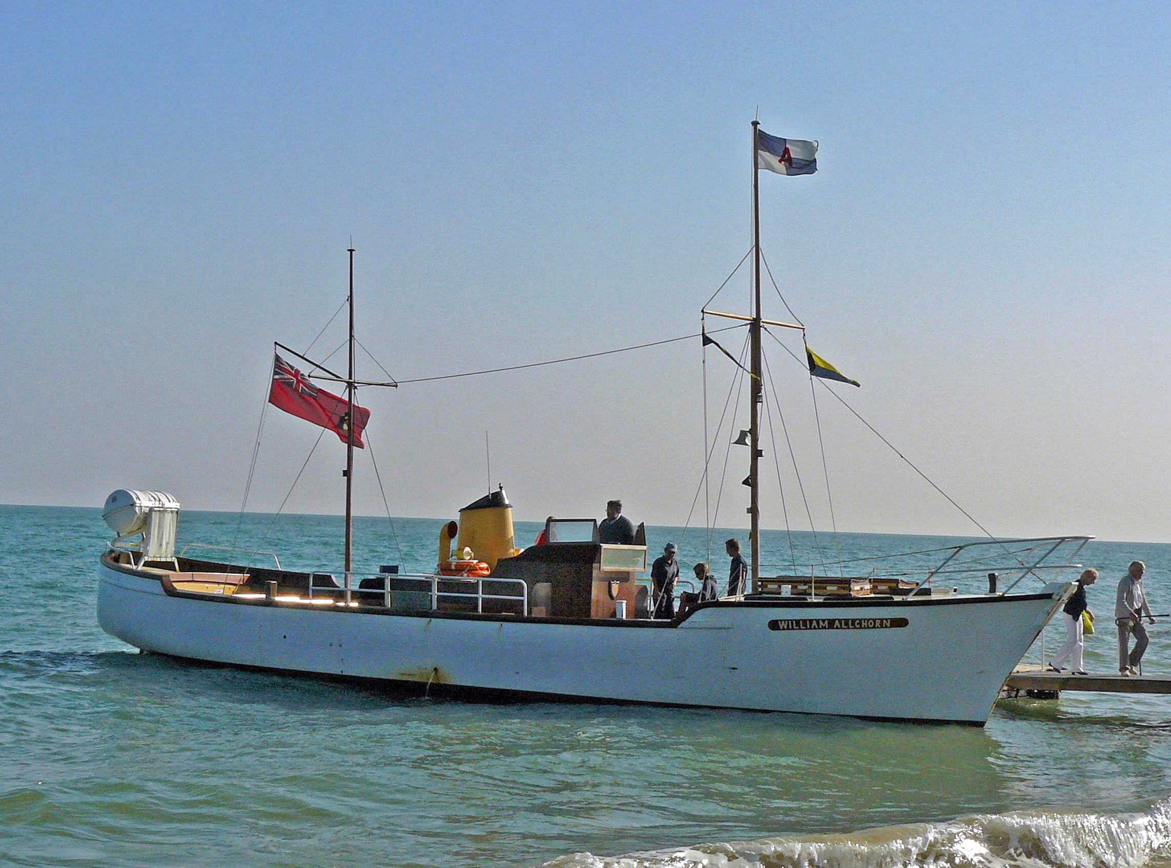 A tour boat in Eastbourne