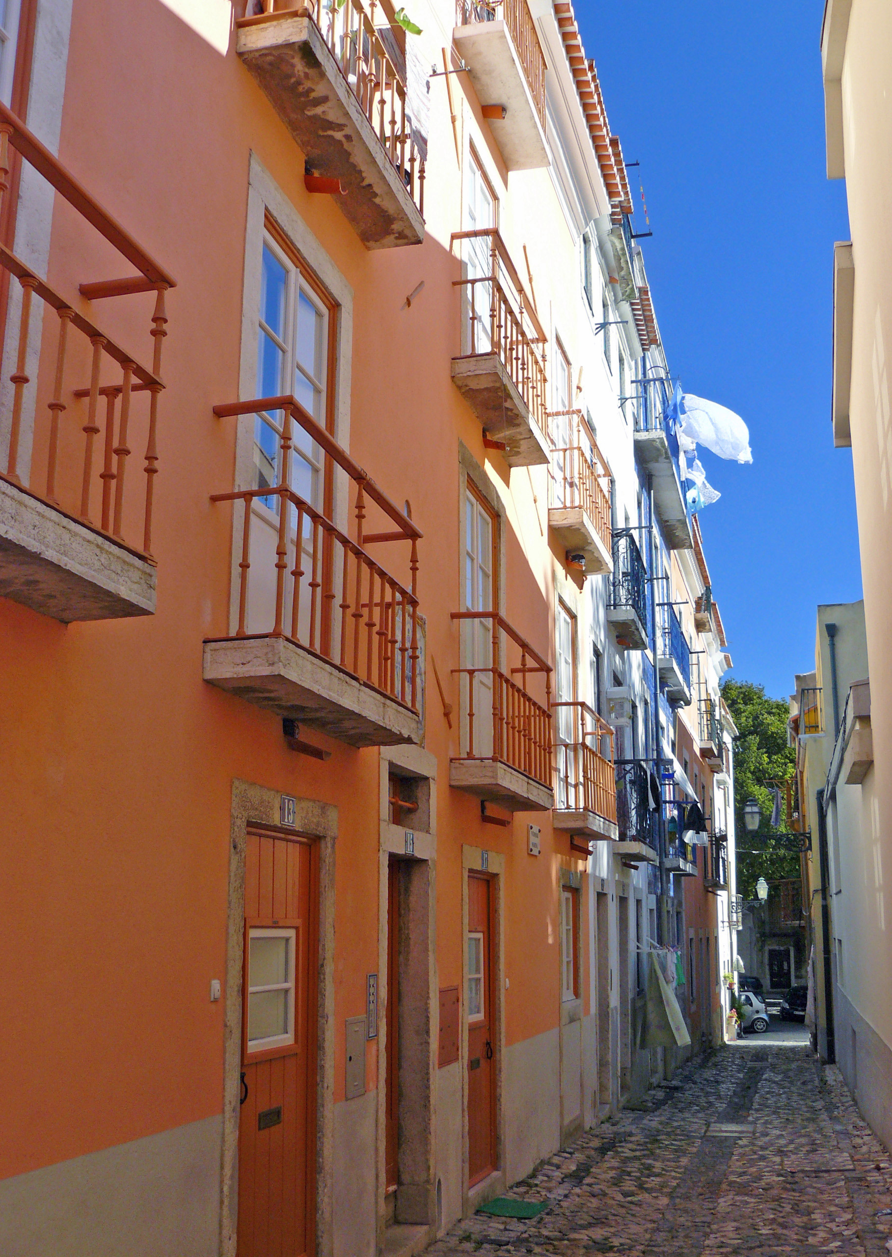 One of the Alfama District narrow street