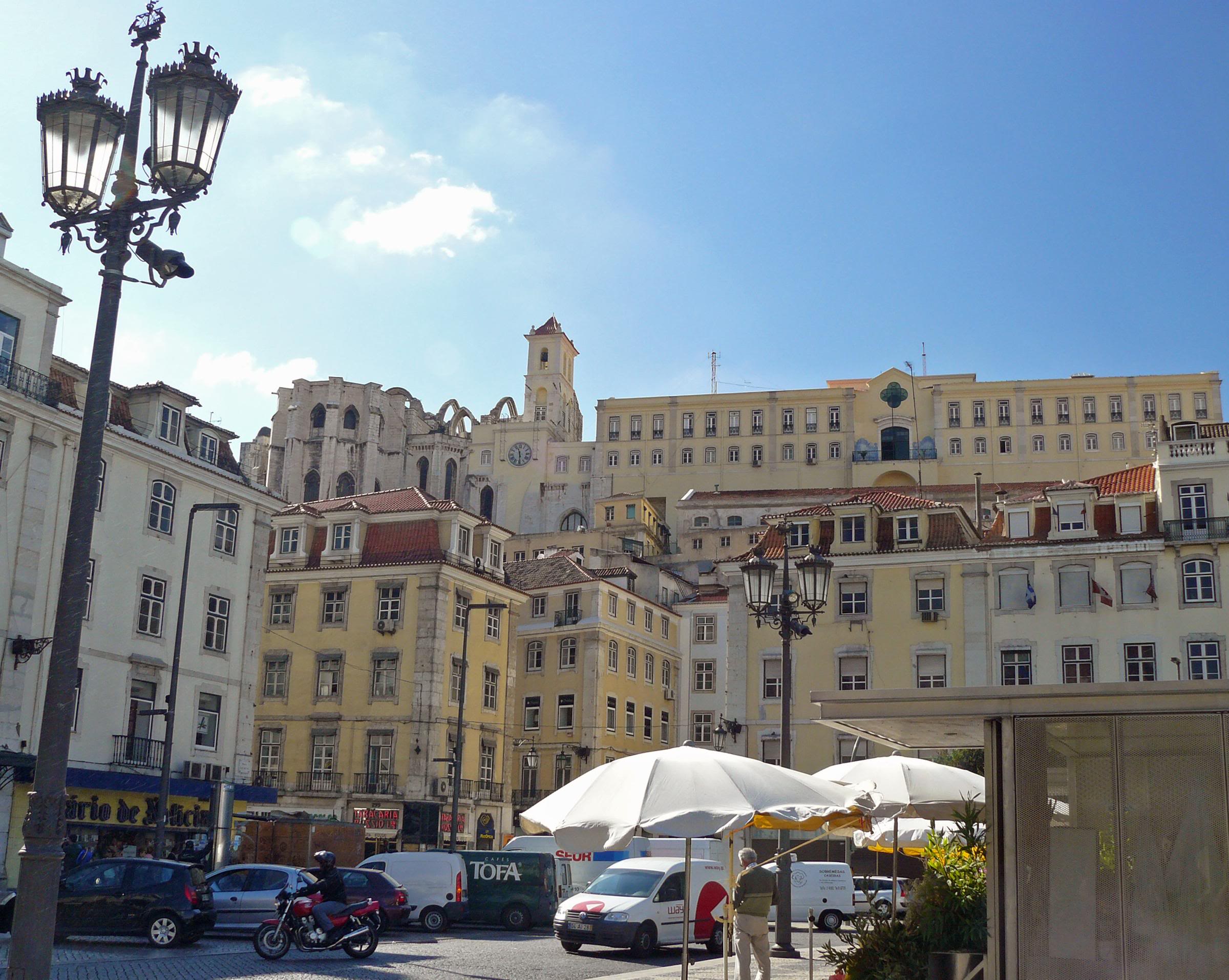 View of Lisbon Barrio Alto District