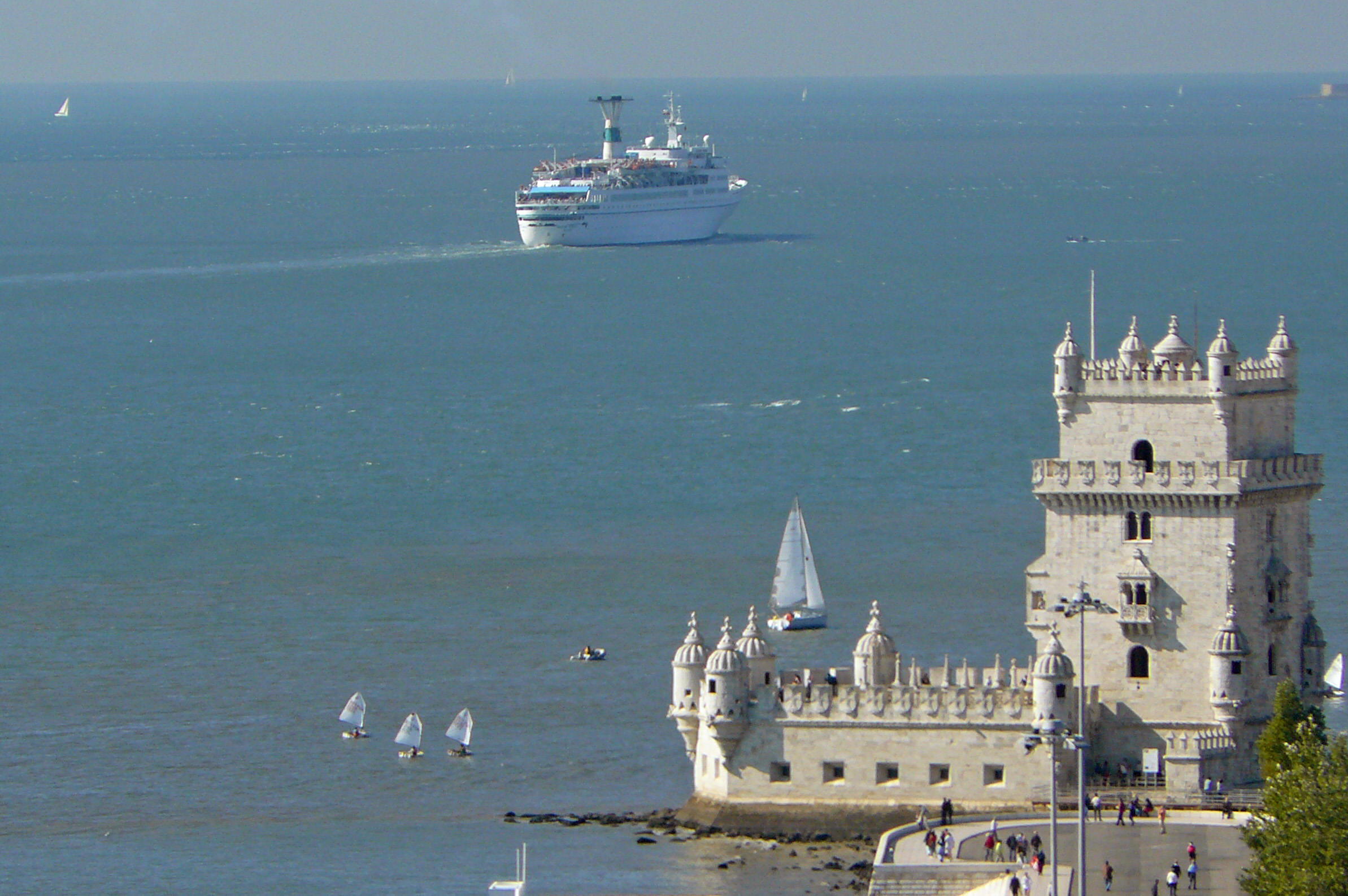 Belem Tower and river Tagus