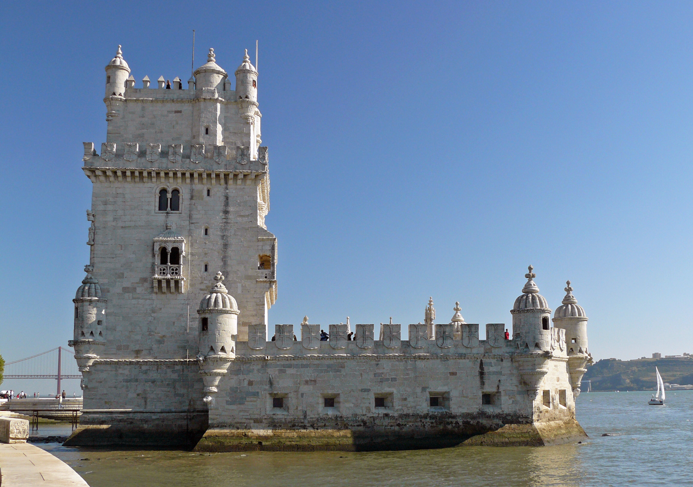 View of Lisbon Belem Tower