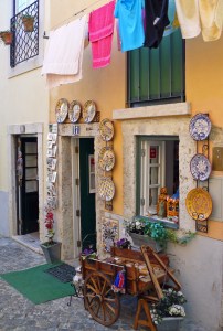 One of Lisbon ceramic shops