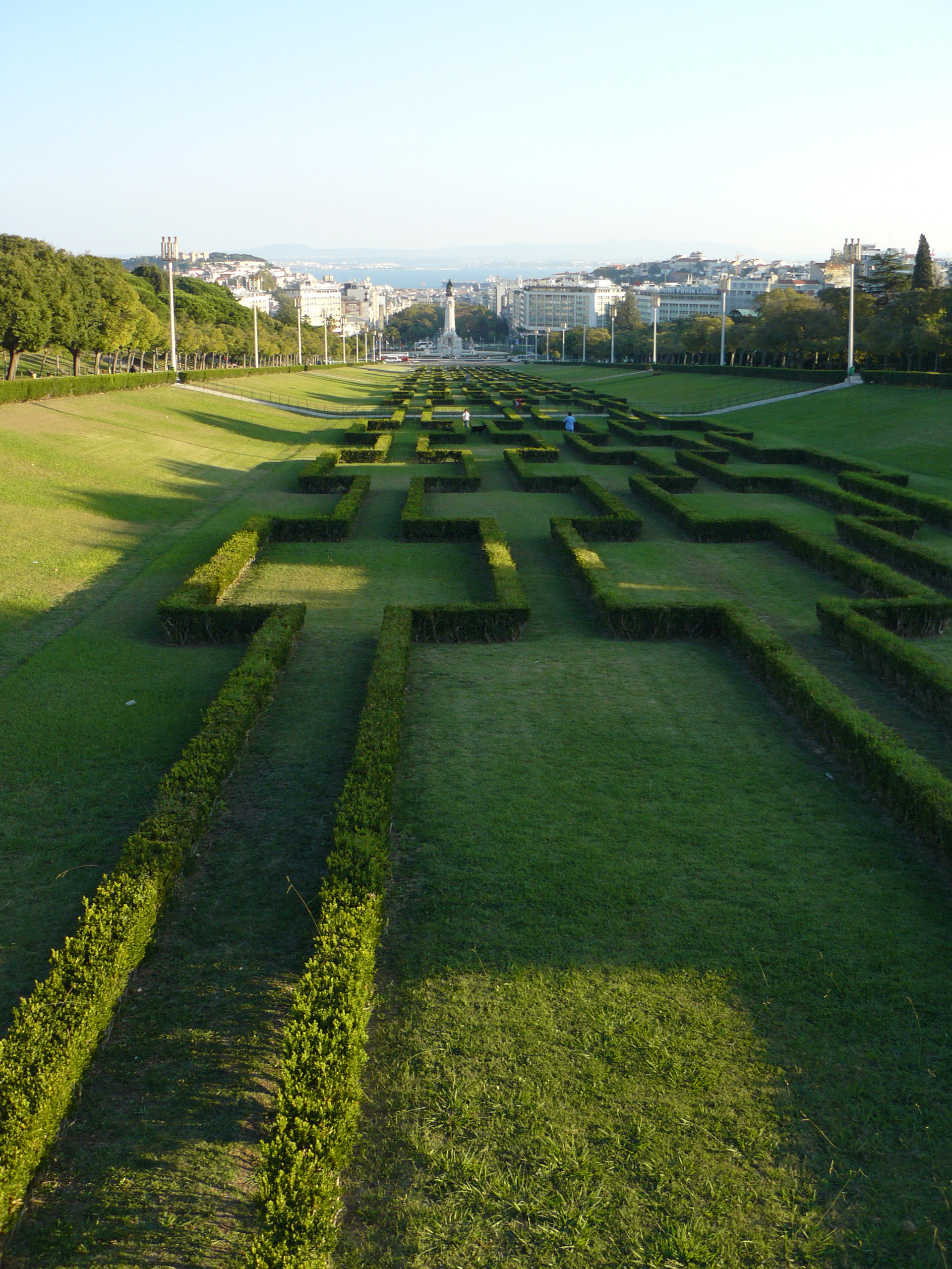 View of Lisbon Edward VII Park