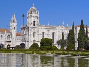 View of the church at Jeronimos Monastery