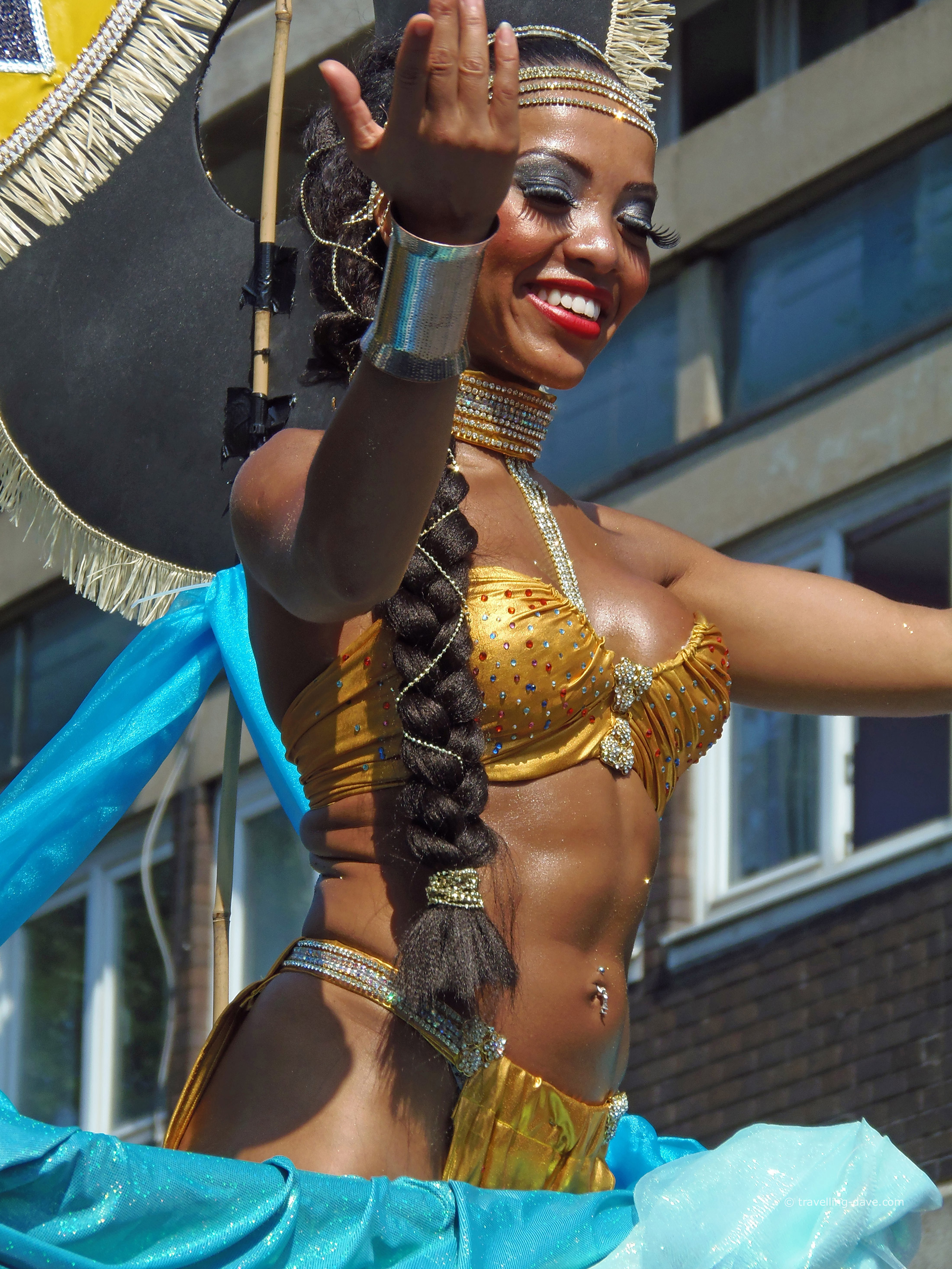 One of Notting Hill Carnival dancers