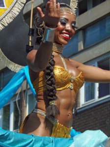 One of Notting Hill Carnival dancers