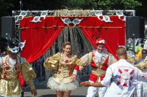 Notting Hill Carnival samba dancers