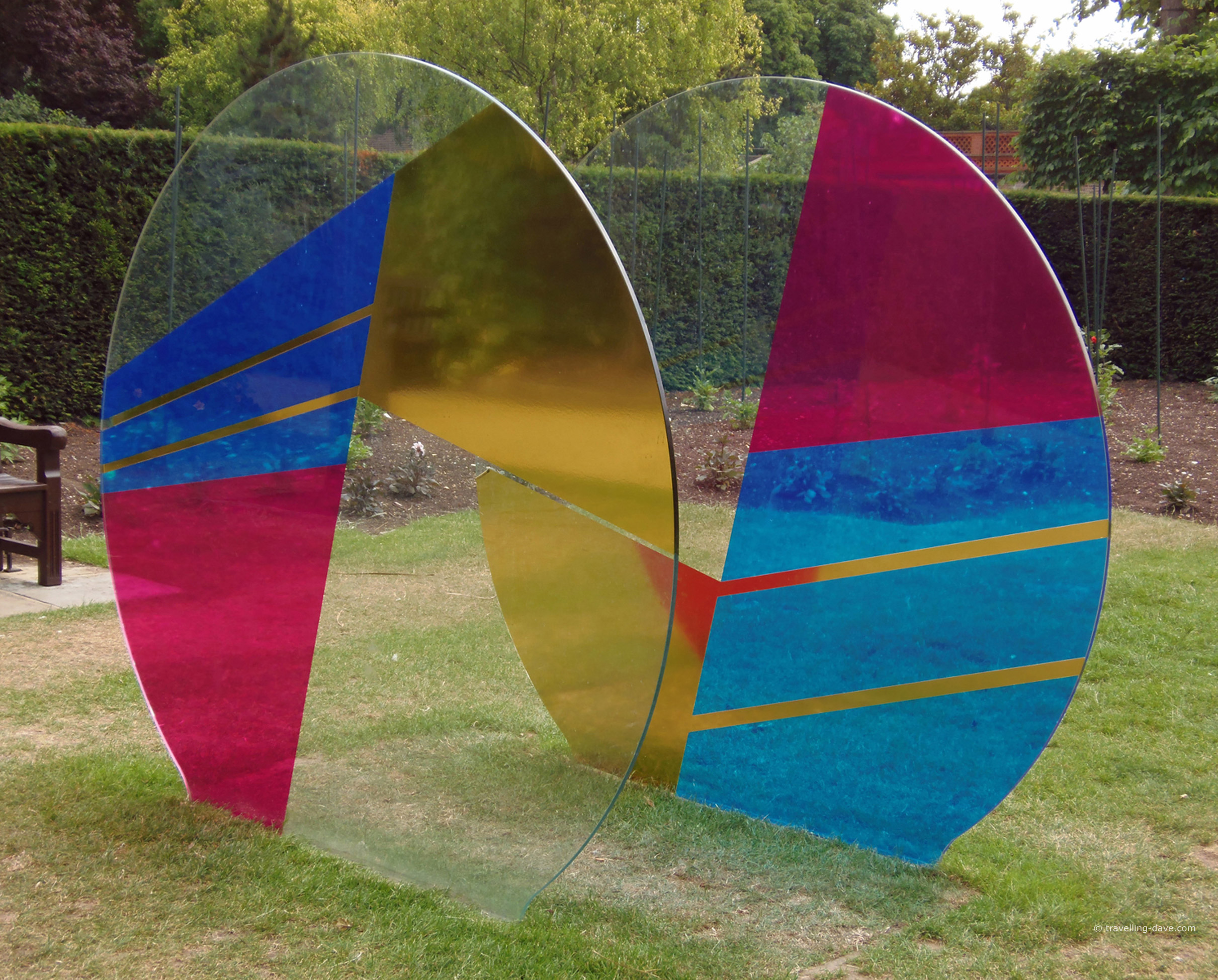 A temporary sculpture in Holland Park