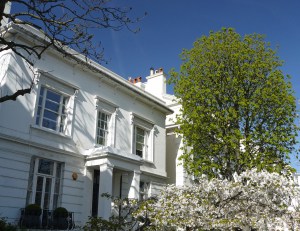 One of the beautiful houses near Holland Park