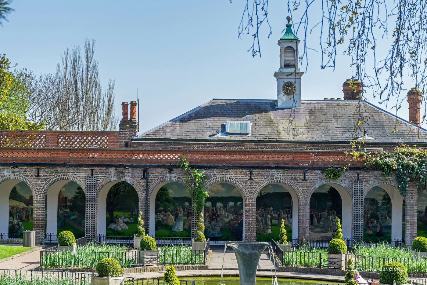 View of Holland House in London