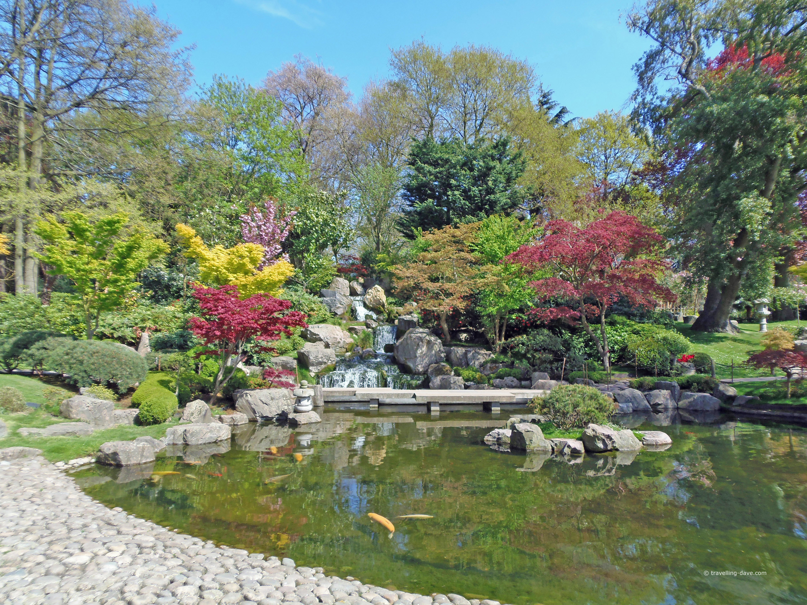 Holland Park Kyoto Garden pond