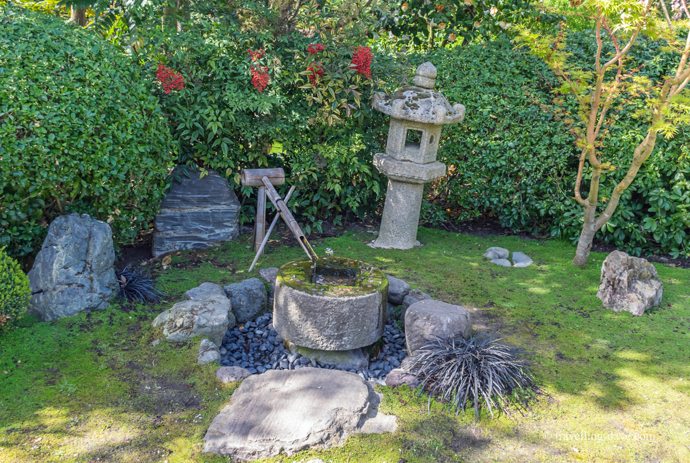 Holland Park Kyoto Garden water feature
