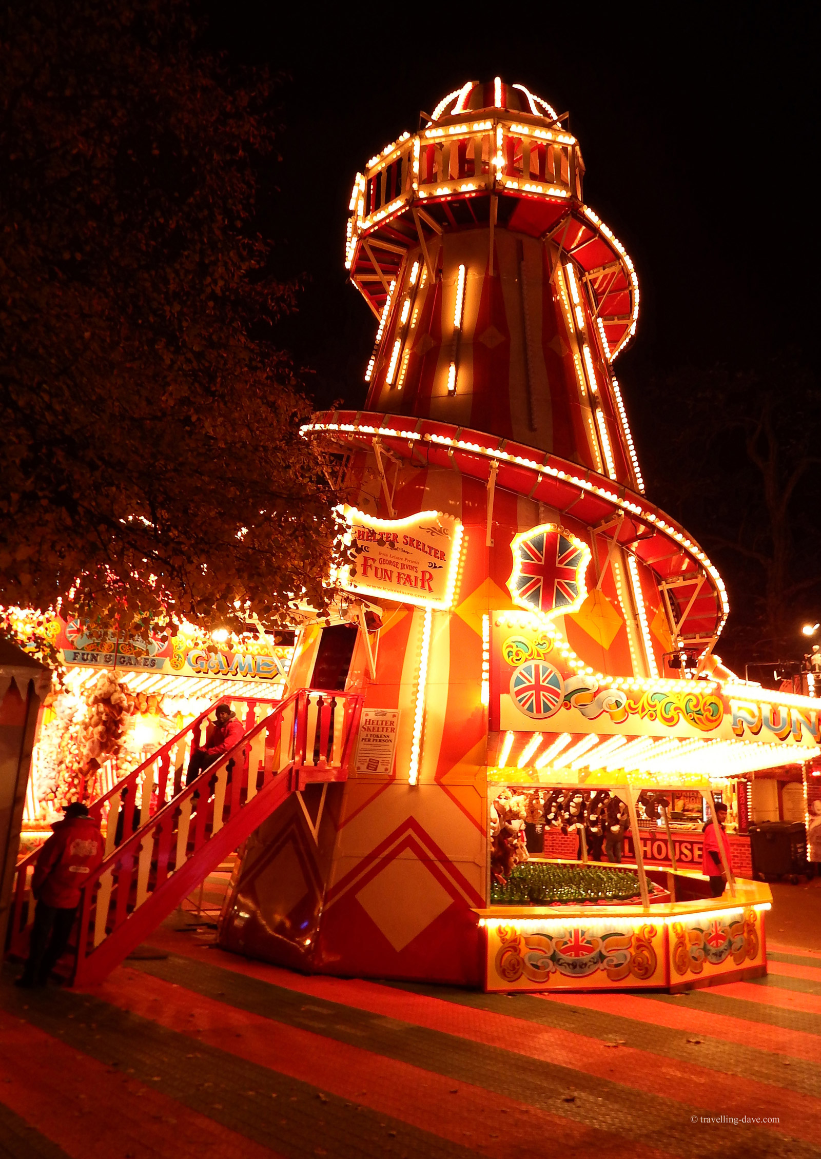 Evening at Winter Wonderland