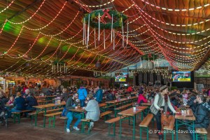 Winter Wonderland indoor Beer Garden