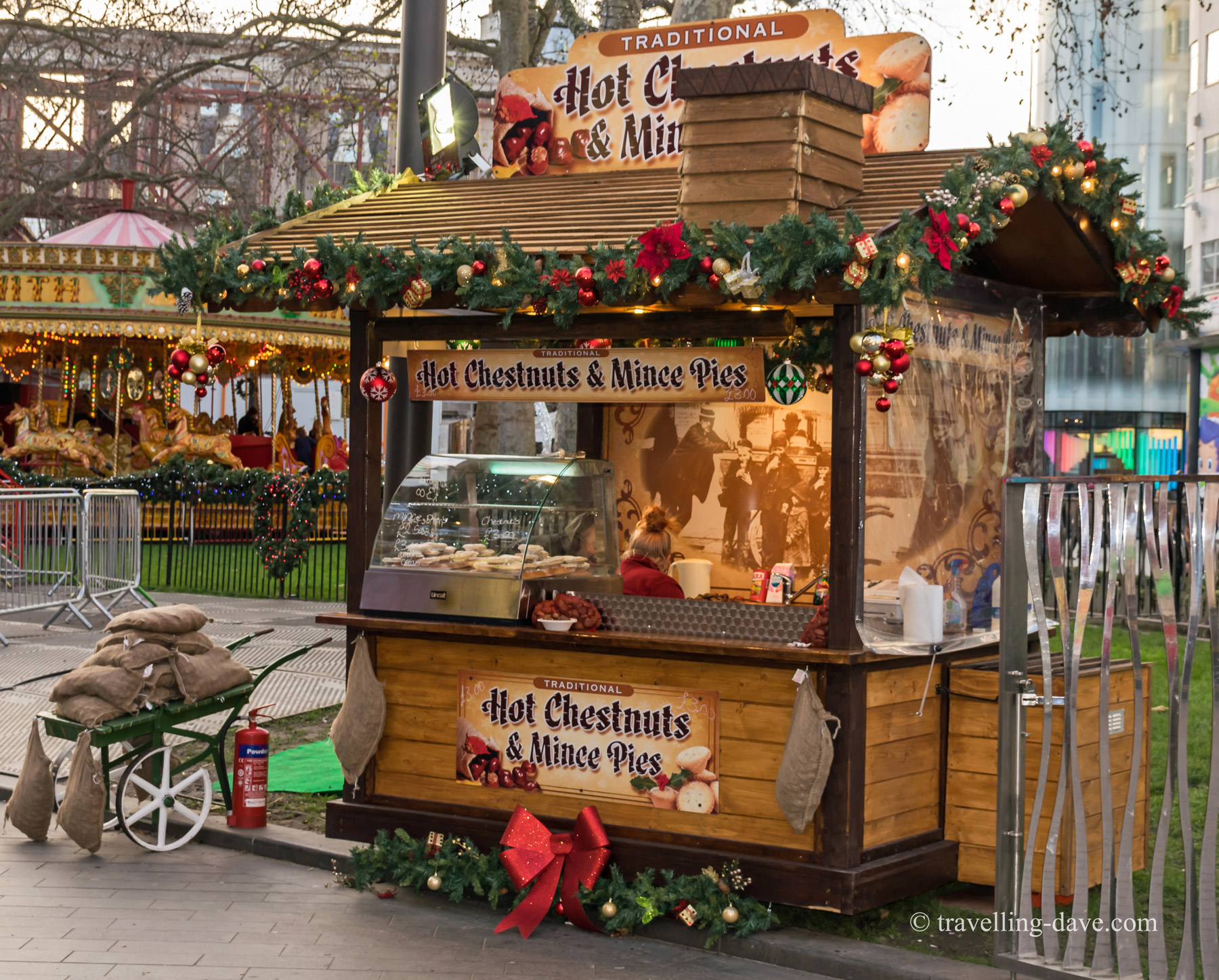 A kiosk in London's Leicester Square