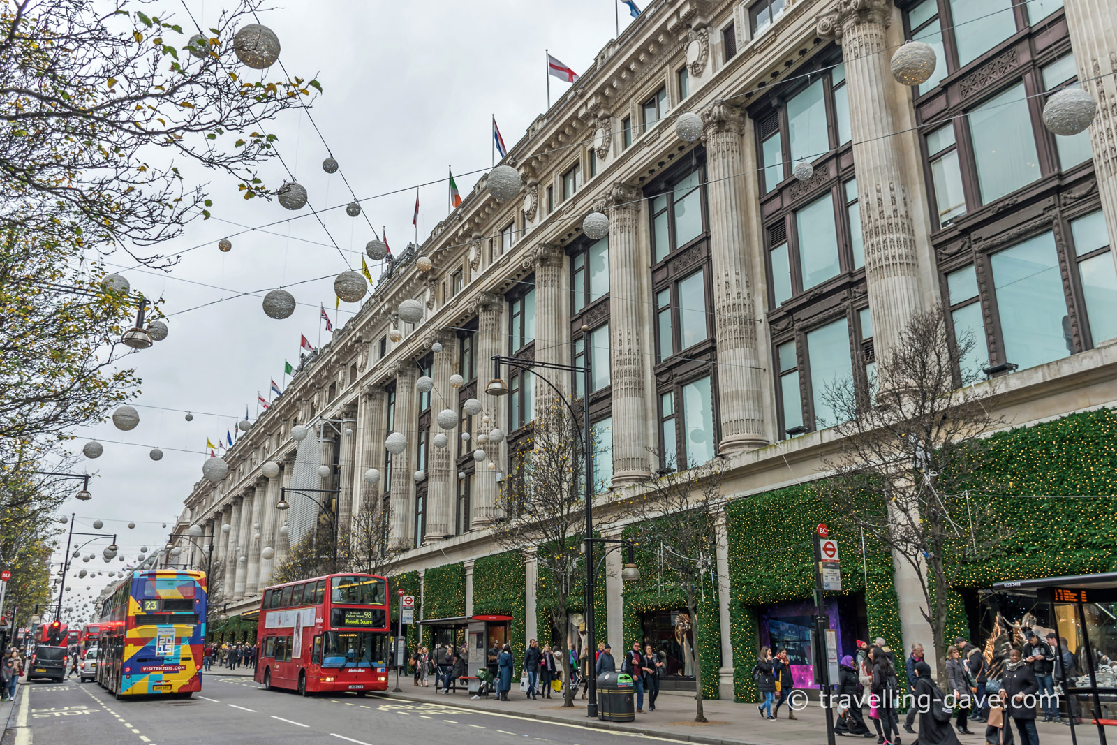 Oxford Street at Christmas