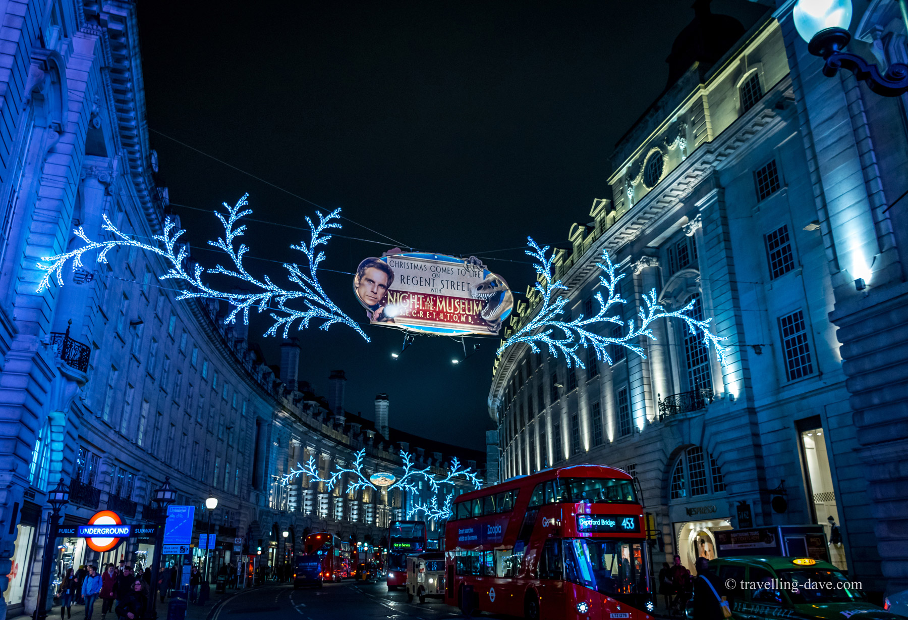 Regent Street at Christmas