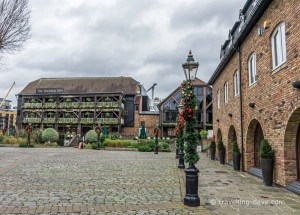 Christmas decorations at St.Katharine Dock