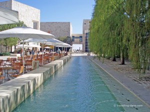 One of the Getty Center water features