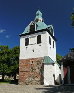 The bell tower next to Porvoo Cathedral