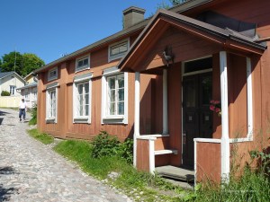 View of some houses in Porvoo