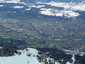 Panoramic view of Innsbruck