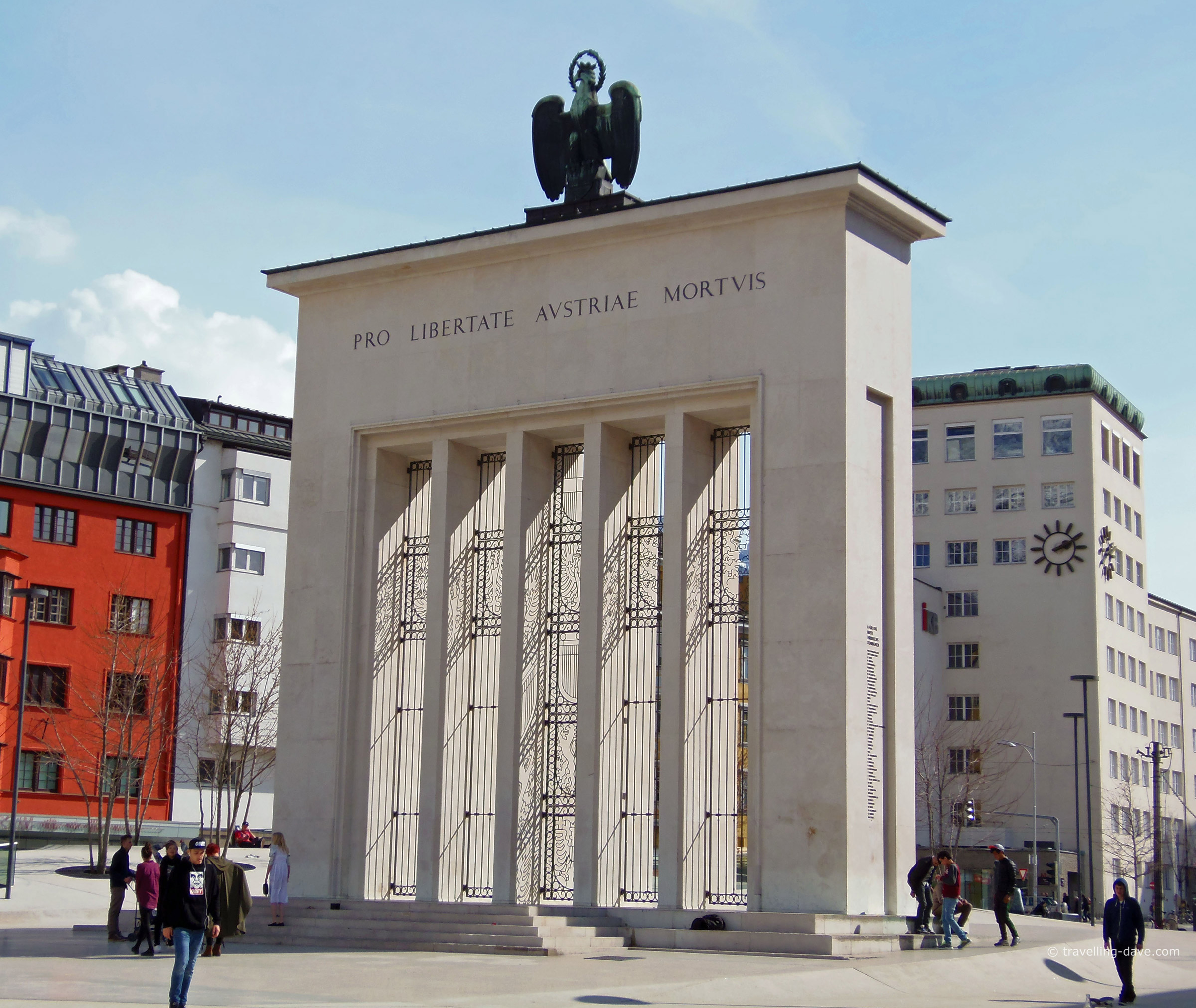 View of Innsbruck Liberation Monument