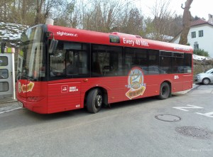 View of the Innsbruck Sightseer
